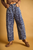 Paisley Print Washed Barrel Leg