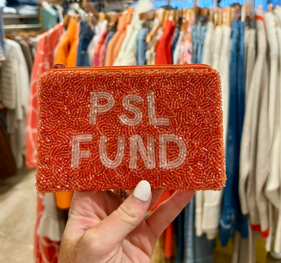 Moyna PSL Fund Coin Purse - Orange/Light Pink