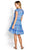 Charlie Ruffle Sleeve Dress - Blue