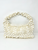 Mother Of Pearl Jute Hobo Bag