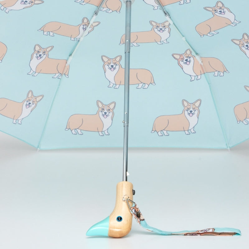 Original Duckhead Mint Corgi Compact Umbrella