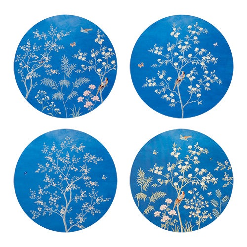 Chinoiserie Lacquered Placemat Set