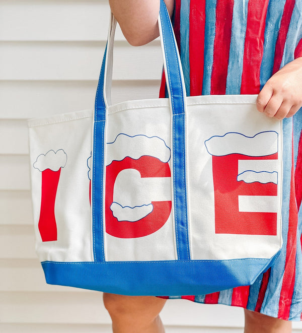Ice Canvas Tote