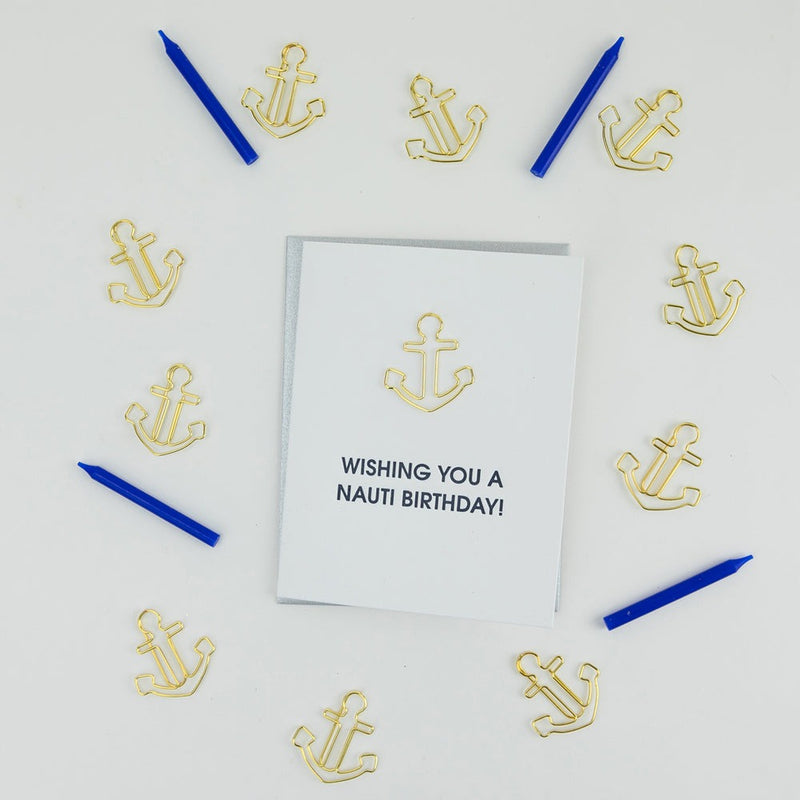 Wishing You A Nauti Birthday Paperclip Card