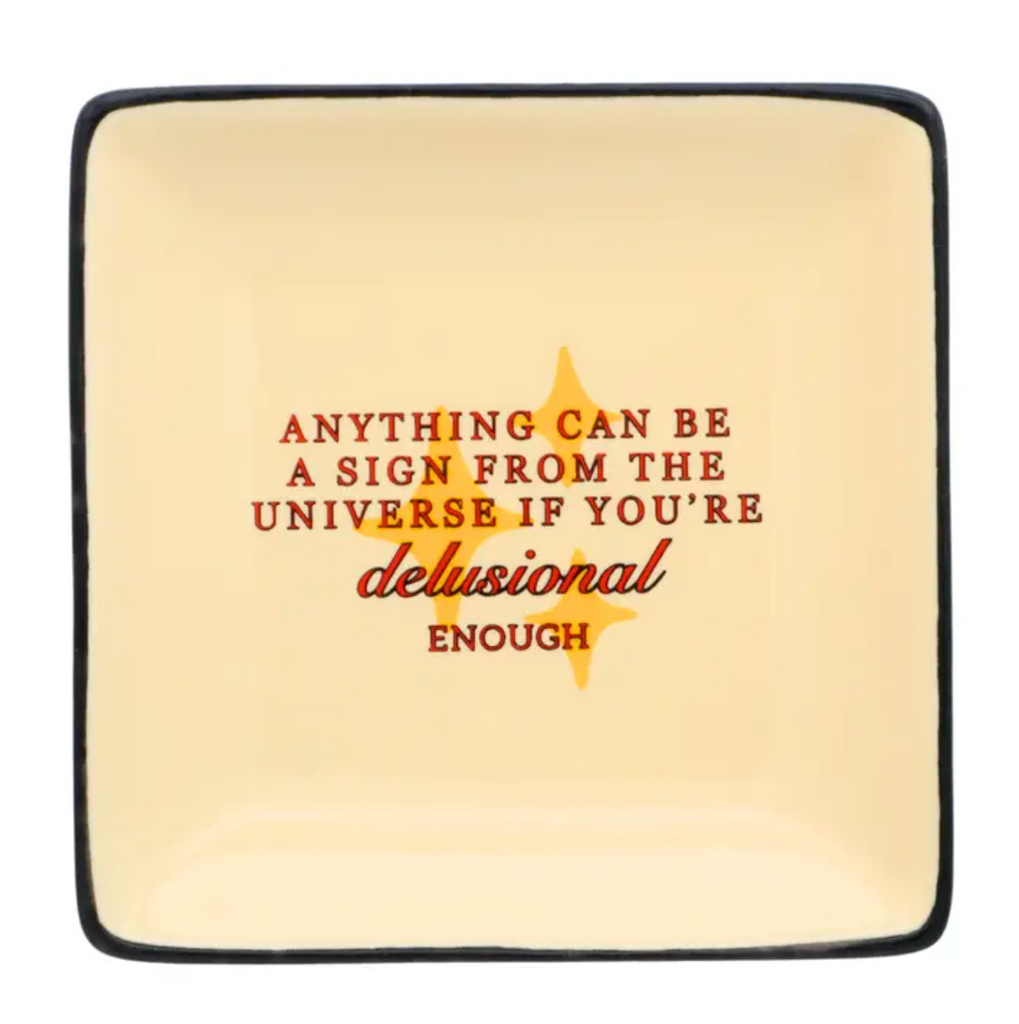 Sign From The Universe Square Trinket Tray