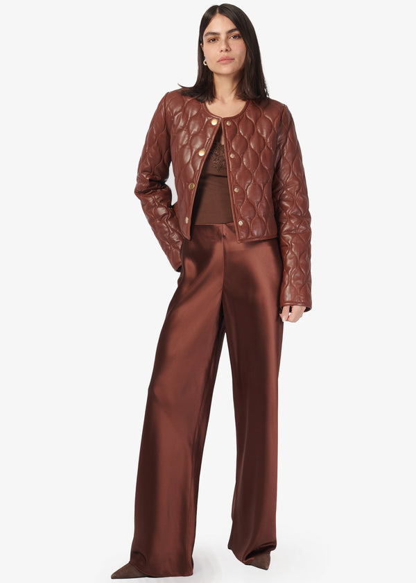Cami NYC Wanda Leather Jacket - Mousse