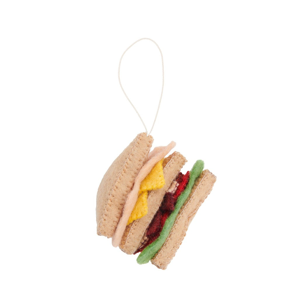 Felt Turkey Club Ornament