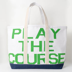 Play The Course Canvas Tote