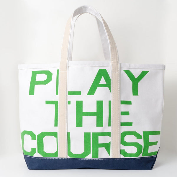 Play The Course Canvas Tote
