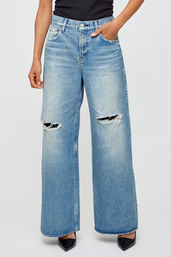 Hempstead Super Wide Pants - Light Blue