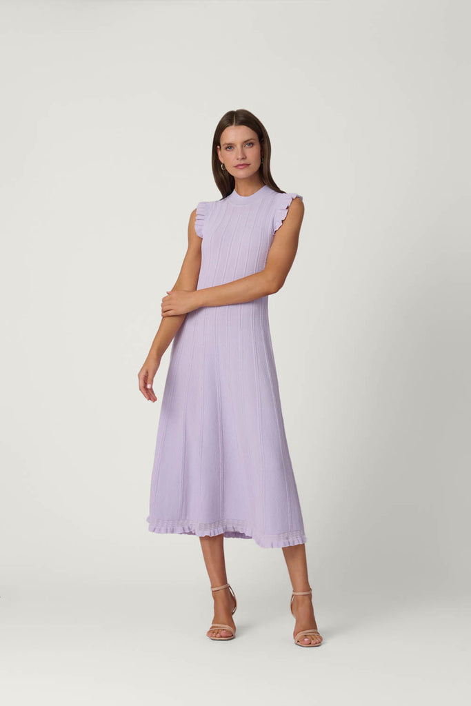 Shoshanna Tucker Dress - Lilac