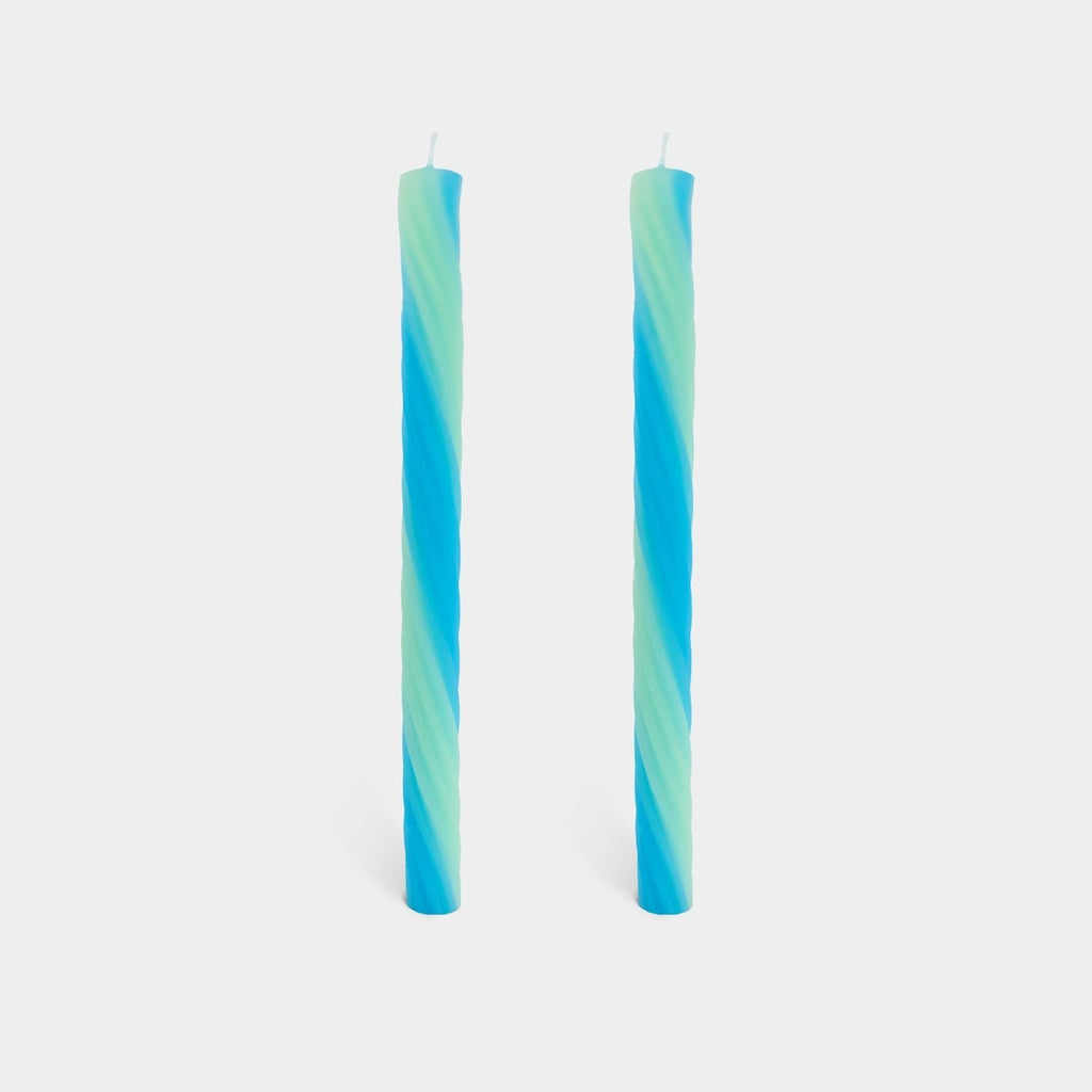54 Celsius Rope Candle Sticks - Mint/Blue