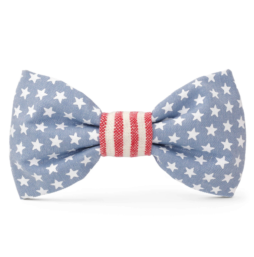Stars & Stripes Dog Bow Tie