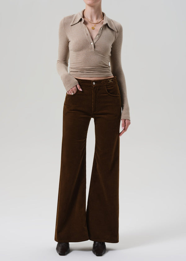Corduroy Kimberly Flare - Manuka