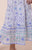 Juliet Dunn Printed Mirror Swing Dress - White/Blue