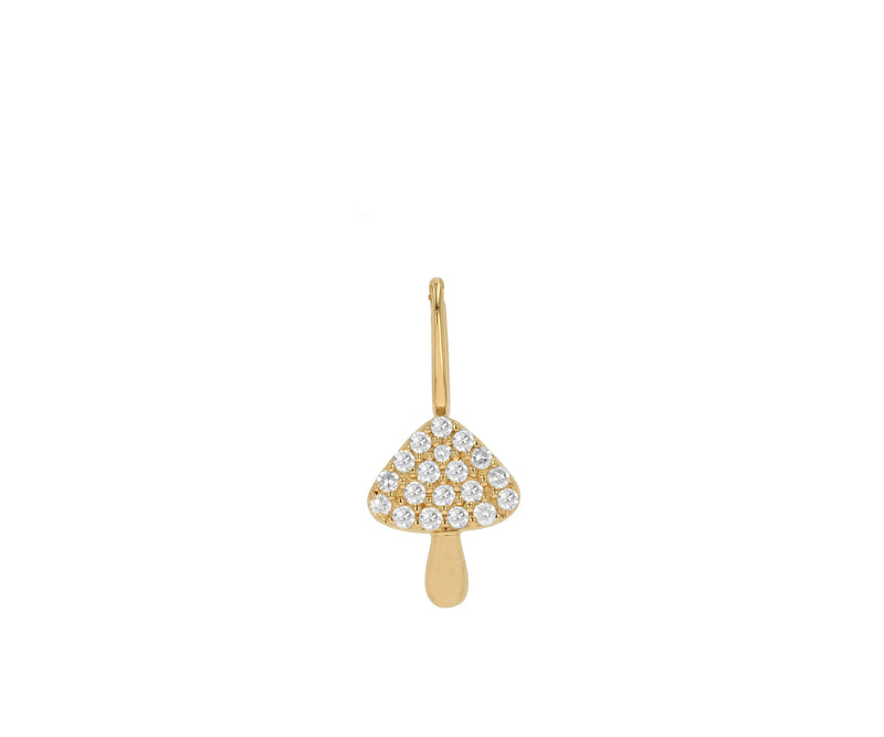 Diamond Mushroom Charm