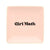 I Majored In Girl Math Square Trinket Tray