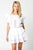 Bria Tiered Ruffle Dress - White