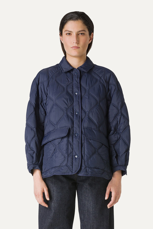 9222 Oversized Quilted Jacket
