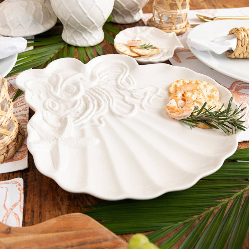 Shell & Octopus Serving Platter
