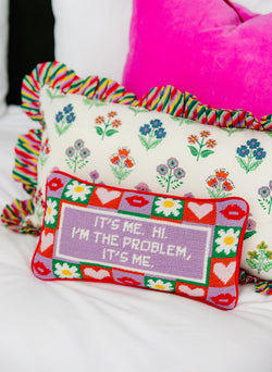 It's Me Needlepoint Pillow