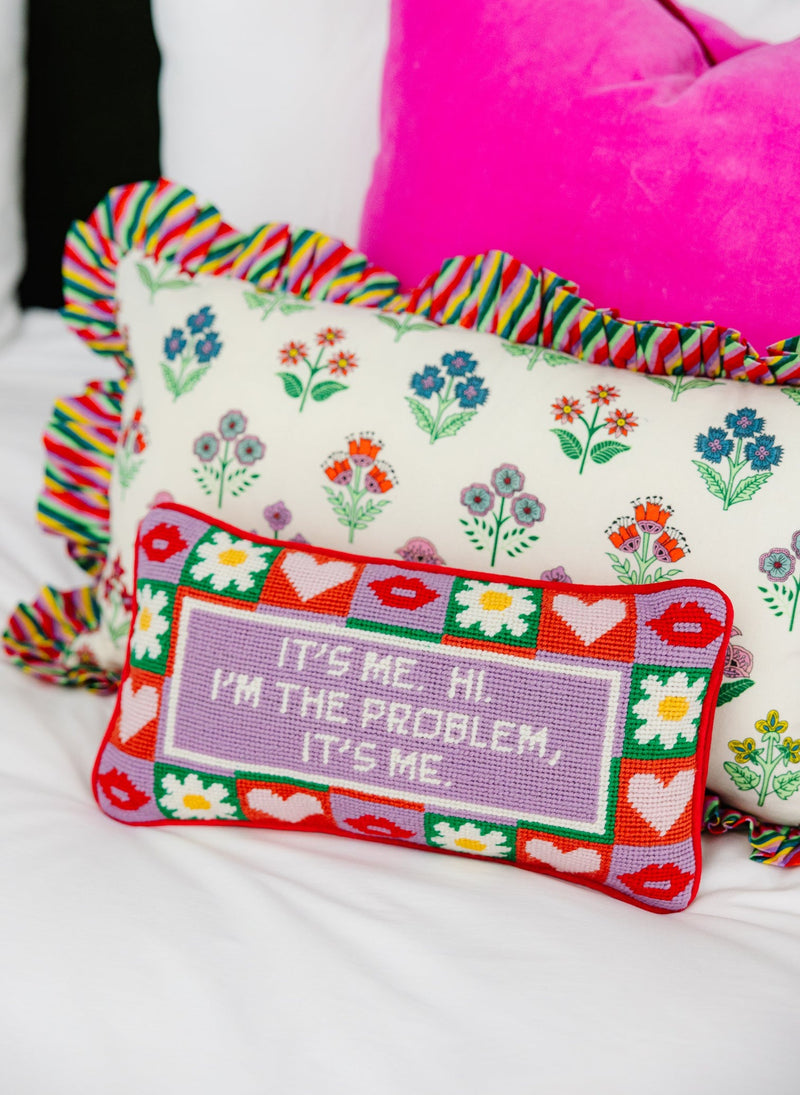It's Me Needlepoint Pillow