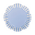 Blue Stripe Scallop 9" Paper Plates