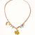 Summer Rope Charm Necklace - Pink