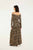 Tiny Flowers Long Sleeve Maxi Dress