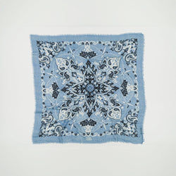 Large Wool & Cashmere Bandana Scarf