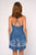 Nicks Mini Dress - Wythe Embroidered Denim