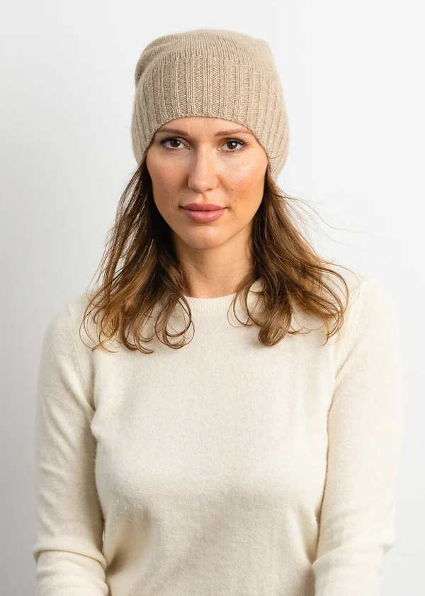 Classic Cashmere Slouchy Beanie