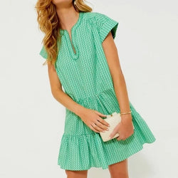 Ashley-B Dress - Ijo Stripe