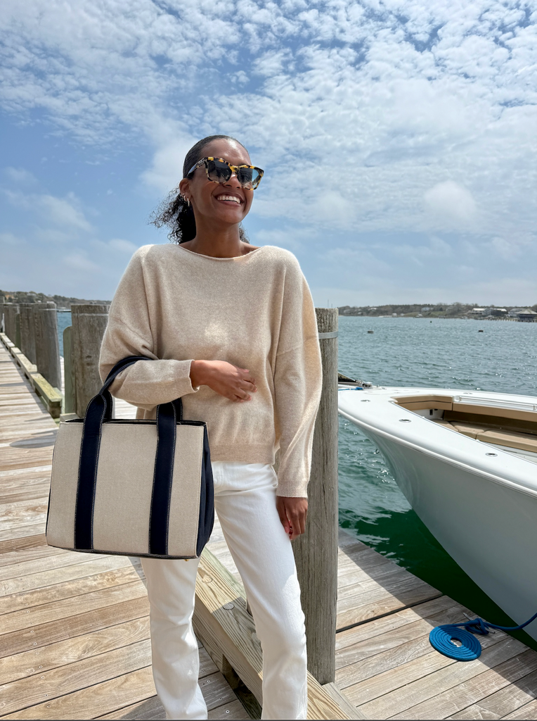 Linen/Navy