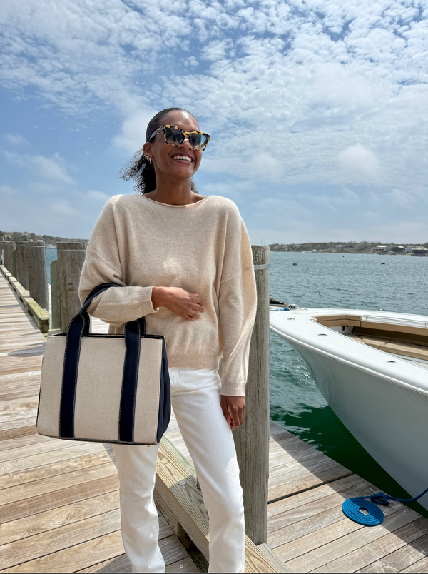 Linen/Navy