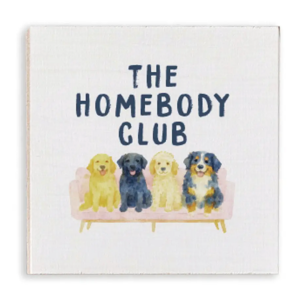 Dog Homebody Club Coaster Set
