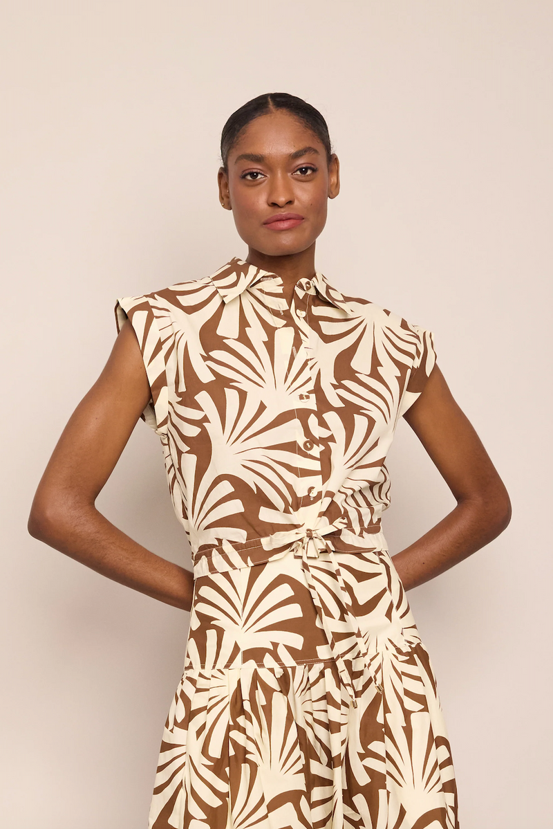 Octavia Top - Catalina Khaki