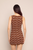 Orel Mini Dress - Brown Ivory Wave Multi Crochet