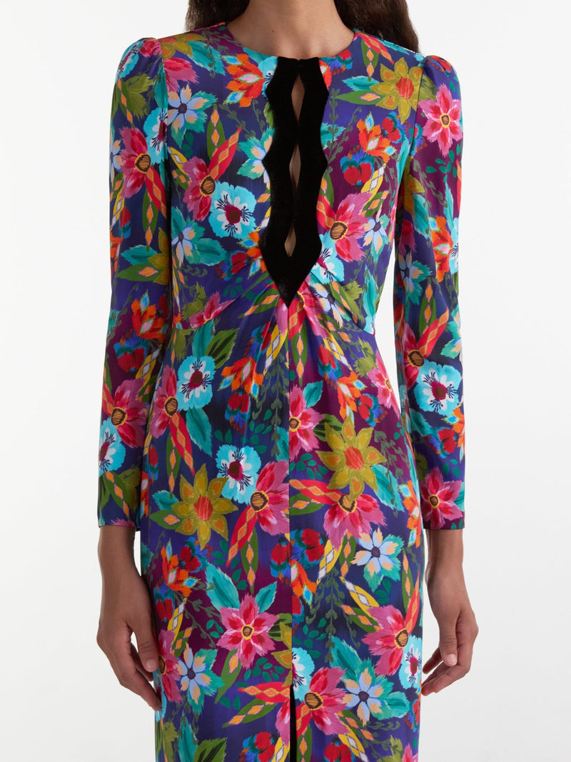 Saloni Jinx-C Dress - Stellate/Black