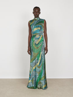 Saloni Fleur Dress - Jungle