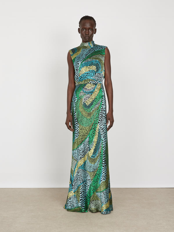 Saloni Fleur Dress - Jungle