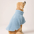 Foggy Dog Cornflower Blue Quarter-Zip Sherpa Dog Jacket