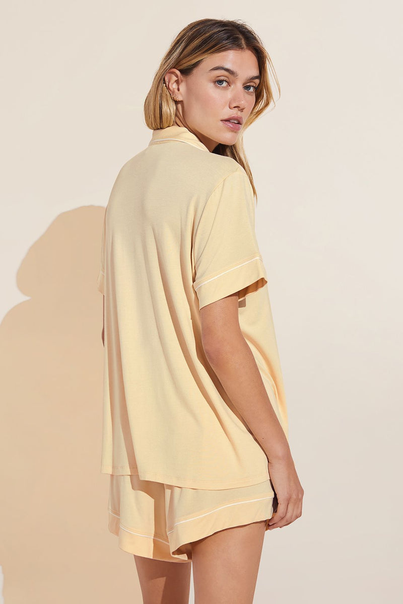Gisele Relaxed Short PJ Set - Sunrise/Ivory