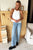 Emerson Fry High Neck Tank - Ivory Linen