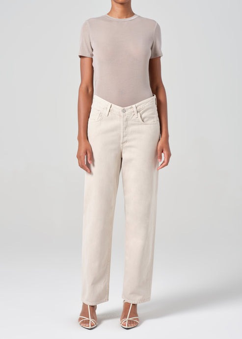 V-Waist Baggy - Scone