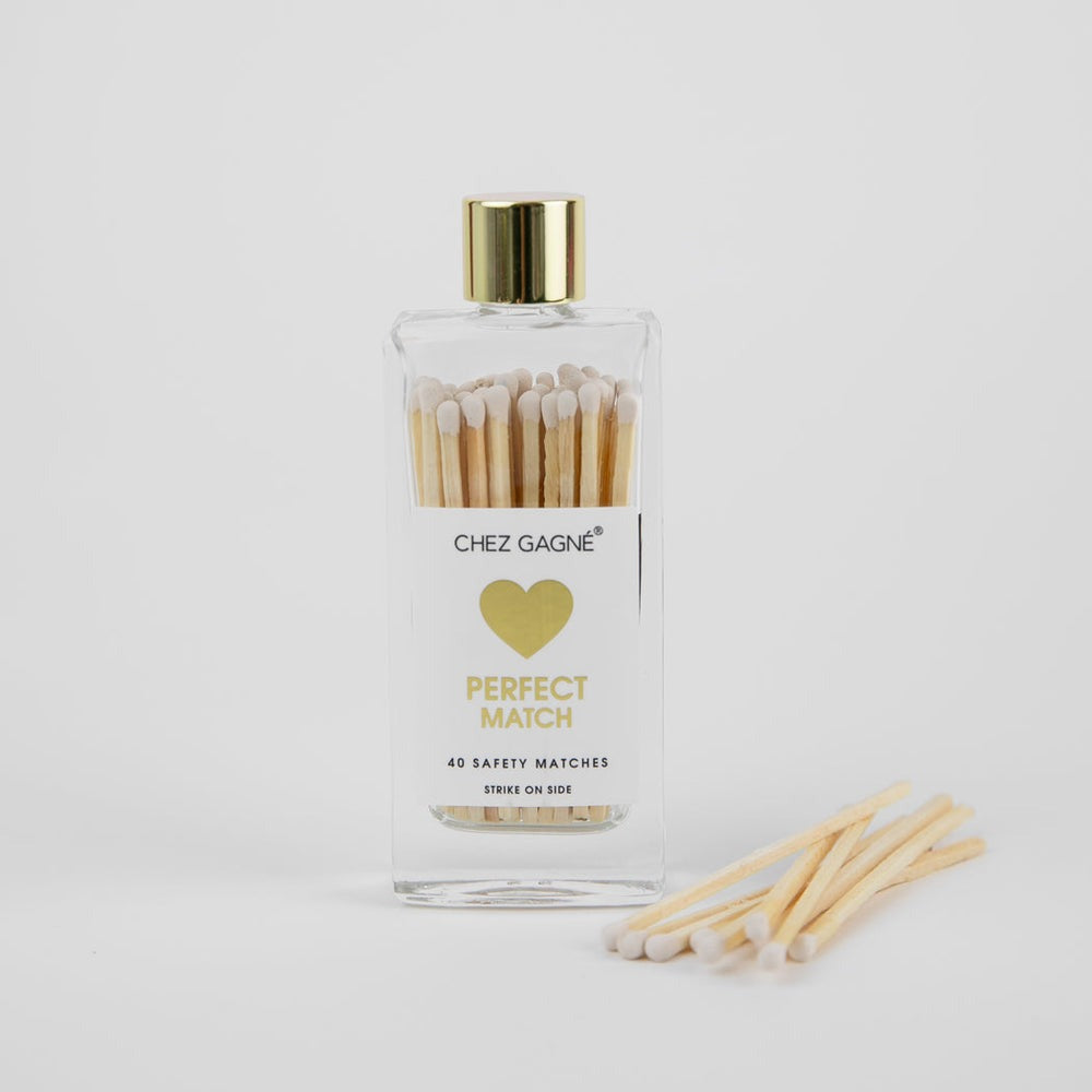 Perfect Match Glass Bottle Matches