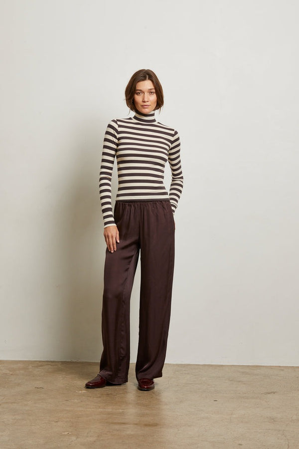 Camille Satin Wide Leg Pant