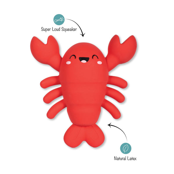 Snappy & Happy Latex Lobster Dog Toy