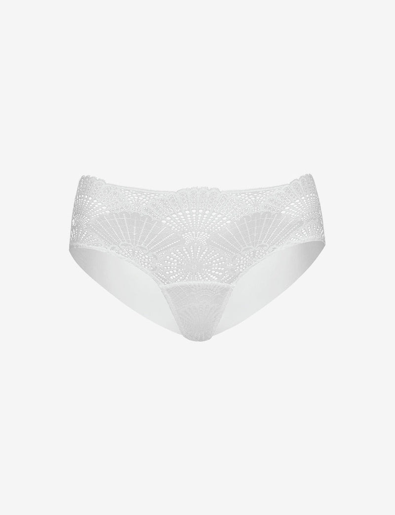 Commando Butter + Lace Hipster - White