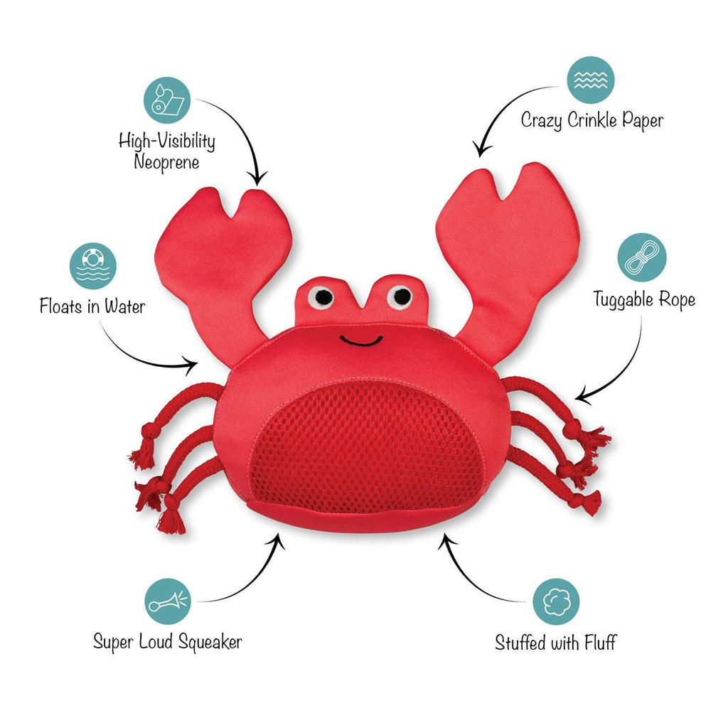 Claws Crab Floating Dog Toy